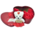 Embalagem Coração Em Lata Com Urso Pelúcia E Rosas Vermelhas - comprar online