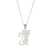 Dije Colgante Gato Con Moño - Plata 925 - - comprar online