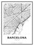 Barcelona City Map - Sur Arte Shop - Láminas y Cuadros