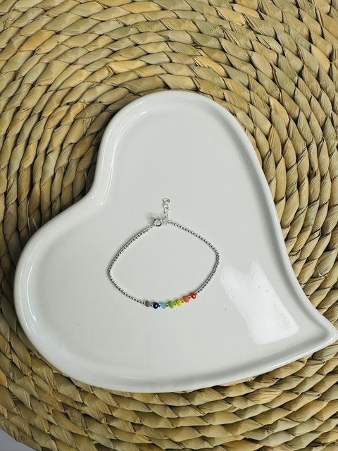 Pulsera Bolitas 7 Chakras