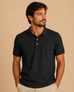 POLO SANTORINI (PRETO)