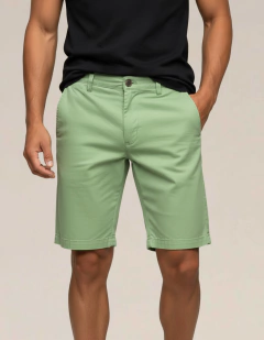 BERMUDA CASUAL COTS (VERDE PISTACHE) - comprar online