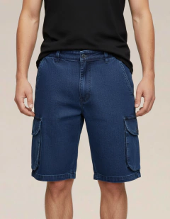 BERMUDA CARGO JEANS (STONE) - comprar online