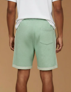 BERMUDA MOLETOM PREMIUM (VERDE CLARO) na internet