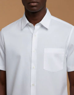 CAMISA MANGA CURTA TR (BRANCA) na internet
