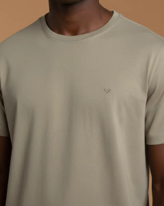 T-SHIRT BÁSICA (CAQUI) na internet