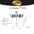 Timbaleta LP Lazer Percusion Cromadas + Cencerro tipo matador FTB-100S