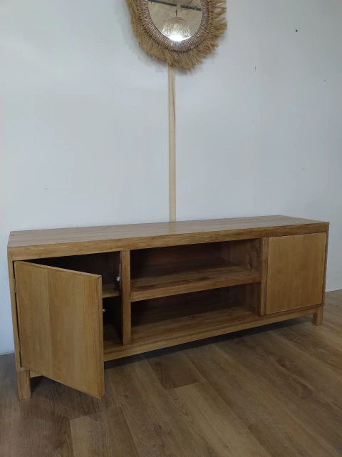 Rack tv lcd madera alamo CARLOTA