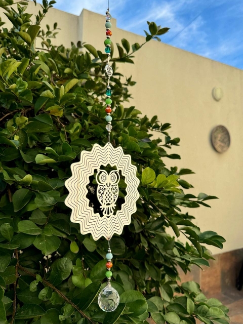 Atrapasol con giraviento Búho