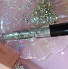 Sombra liquida efecto glitter-plateada- Katalia - comprar online