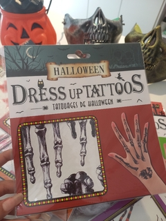 Tatuaje temporal halloween