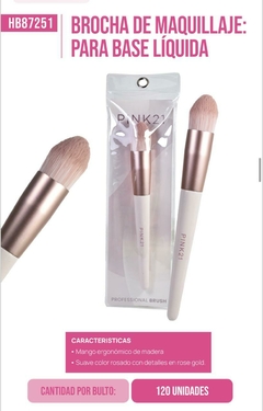 Brocha para corrector Pink 21