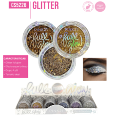 Glitter prensado Full glow - Pink 21