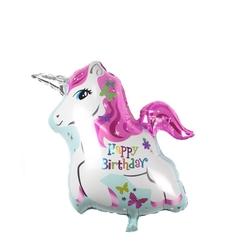 Globo unicornio happy bday