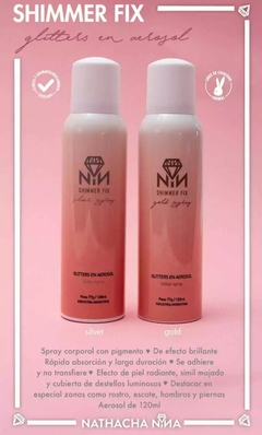 Spray glitter NATHACHA NINA shimmer fix