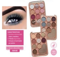 Paleta de sombras + iluminador - In love - Pink 21 en internet