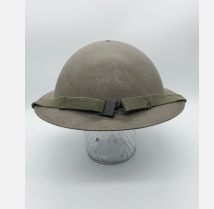 Casco Brodie Holandés Defensa Civil Estampado VB 56 2SLN MKII Segunda Guerra Mundial Británico