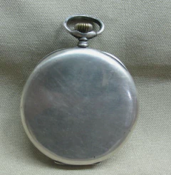 Reloj de Bolsillo Cara Abierta Gris Antiguo Paul Ditishiem Solviv Plata 925 Estilo Museo en internet