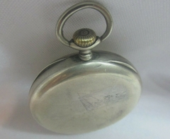 RELOJ DE BOLSILLO PAUL DITISHEIM SOLVIL MOVIMIENTO ALTO ABIERTO PLATA 0,925 - Polo Antiguo - Antigüedades en Argentina