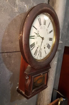 Reloj De Pared Americano Ansonia Brass & Coppers Palisandro - comprar online