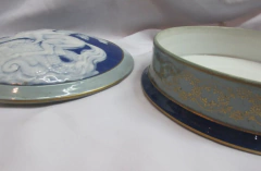 art deco A. Barriere Limoges Francia bella época art deco San Jorge único grande en internet