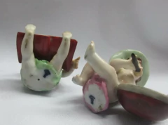 4 Figuras Niño De Porcelana Sxix Capodimonte Unicos De Museo en internet