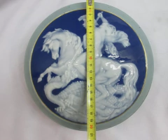 art deco A. Barriere Limoges Francia bella época art deco San Jorge único grande - comprar online