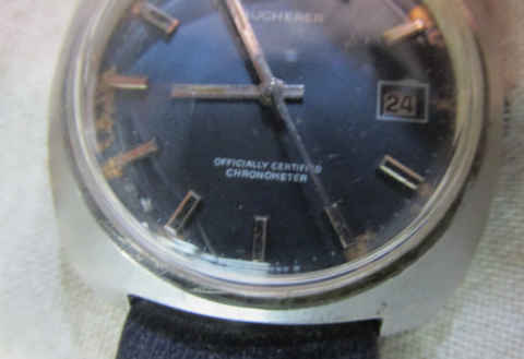 reloj Bucherer Oficialmente Certificado Cronómetro Reloj Vintage c1960 - comprar online