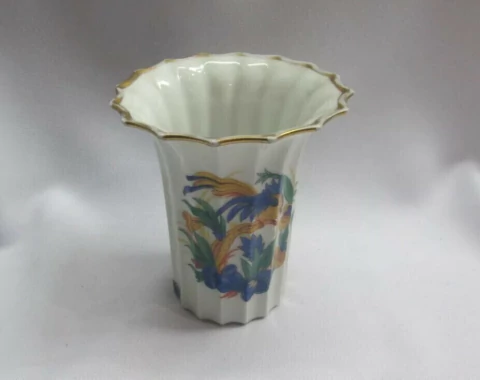 Florero Antiguo De Porcelana Rosenthal Bavaria Art Noveau