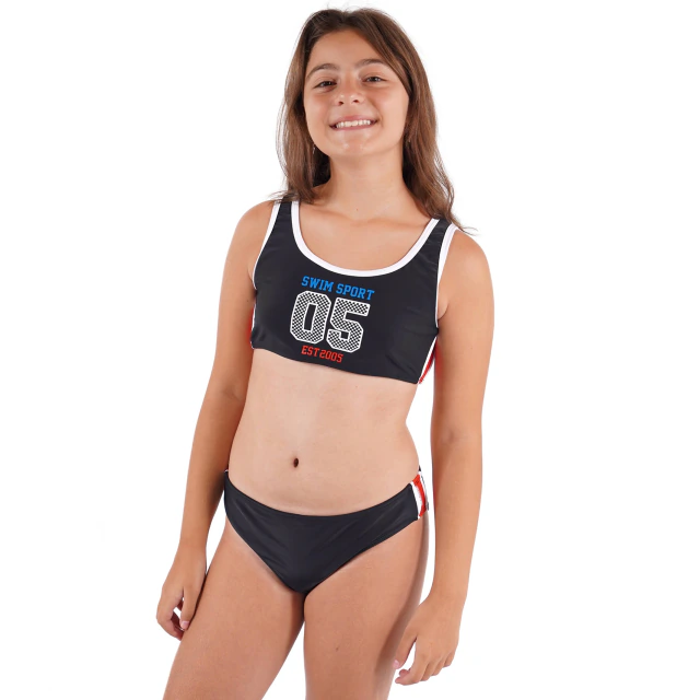 Bikini Swim Sport Negra