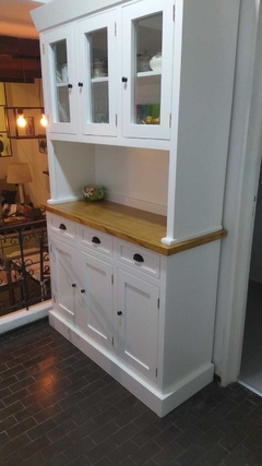 Modular Vajillero Vitrina Organizador Vintage 140 CM