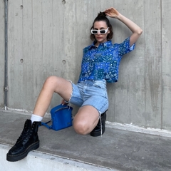 Camisa Crop Bndn blue. Art 2900023. - comprar online