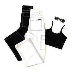 Pantalón Asesino Cargo Smart White. Art 630079.