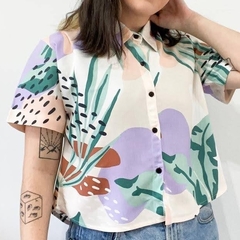 Camisa Crop Elsinor. Art 820072. - comprar online