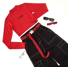 Polera neogoth blood. 630053.
