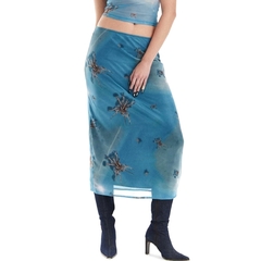 Falda Midi Spider. Art. 330112. - comprar online