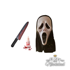 Set Halloween "SCREAM - GHOSTFACE"