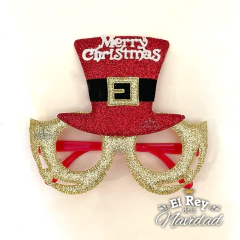 Anteojos Navideños Galera Merry Christmas