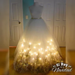 Guirnalda de Luces Cálidas 10 leds 1mts a PILA - tienda online