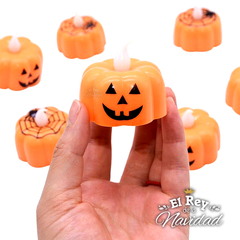 Set x 6 Velitas LED Halloween Calabaza - tienda online