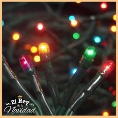 Luces Arroz Incandescentes Multicolores Cable Verde 4mts - tienda online
