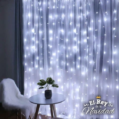 Cortina Led EXTERIOR PROLONGABLE 3 x 3mts LUZ FIJA - Blanca Fría en internet