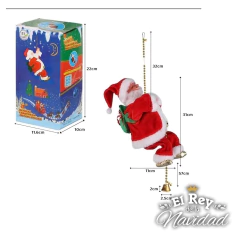 Papa Noel Escalador en internet