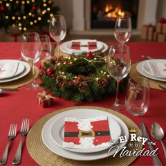 Pack x 20 Servilletas Navideñas en internet