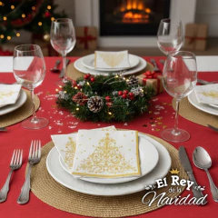 Pack x 20 Servilletas Navideñas en internet