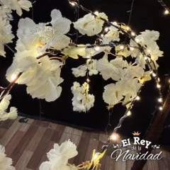 Sauce Lloron en Flor Luminoso 1,60mts - El Rey de la Navidad