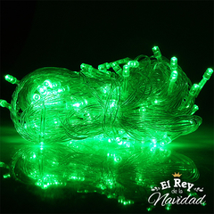 Guirnalda de 100 Luces Led 9mts aprox Verde