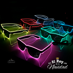 Anteojo tipo RayBan Wayfarer con Neon Led