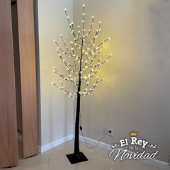 Arbol de Flor del Cerezo 1.80mts Luces Led Calidas Diseño Minimalista