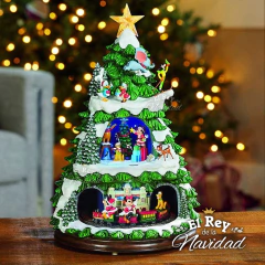 Exclusivo Arbol de Navidad con Musica Movimiento y Luz de Coleccion con Personajes Disney - comprar online